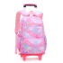 A dropshipping natural fish pull rod backpack with large capacity, fashionable backpacks for boys, girls, primary and secondary school students, cross-border bestseller