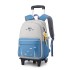 Natural Fish New Style 2nd to 6th Grade Stair Climbing Pull Rod Backpack Junior High School Boys Large Capacity Detachable One Piece Hair Collection