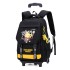 A dropshipping natural fish pull rod backpack for elementary school students aged 6-12, a detachable backpack for boys, cross-border bestseller