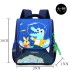 Natural Fish One Piece dropshipping children's bag cartoon for boys and girls Korean version kindergarten backpack printing cross-border practical