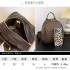 Fashionable women's backpack with high-end feel, 2024 new retro letter printed casual women's large capacity backpack