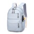 Daifa Natural Fish Backpack Primary School Girls Backpack Lightweight Printed Middle School Students Leisure Backpack Refrigerator Door