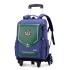 Cross border dropshipping of natural fish new product, pull rod backpack for elementary school students in grades 1-6, lightweight spine protection and water repellent for boys and girls