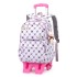 Natural Fish New Product Pull up Backpack Primary School Students 3-6 Grades Little Princess Fashion Gift Pendant Cross border Explosive Item dropshipping