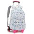 Natural Fish New Style 2nd to 6th Grade Stair Climbing Pull Rod Backpack Junior High School Boys Large Capacity Detachable One Piece Hair Collection