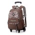 Natural Fish Pull Rod Backpack Primary School Students 3-6 Grades Climbing Stairs High Grade Backpack Large Capacity