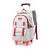 Natural Fish's new pull rod backpack reduces the burden on elementary school girls, with a large capacity backpack for children and elementary school students. One piece dropshipping for children and elementary school students