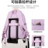 Natural Fish Ins backpack for college girls, large capacity, simple backpack, high appearance, reducing burden, campus feel, junior high school students 7-9