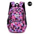 Korean version of high school backpack for girls, lightweight and breathable, suitable for third and fourth grade elementary school students and children aged 6-14, with large capacity