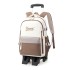 Natural Fish's new pull rod backpack for primary school students in grades 3-6, with large capacity for climbing stairs, is a hot seller across Europe and America