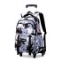 Natural Fish Children's Pull up Backpack Primary School Students 3-6 Grades Female Middle School Students Backpack Backpack Backpack High Grade Climbing