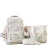 Large capacity piece set backpack 2024 new fresh girl backpack backpack college style junior high school students