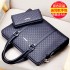 Cross border men's bag 2020 handbag business briefcase embossed letters single shoulder crossbody bag horizontal computer bag