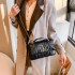 Bag for women, 2024 autumn and winter new style, high-end diamond grid bag, small fragrant style texture chain bag, single shoulder diagonal cross bag, trendy