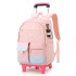 2022 Natural Fish New Pull up Backpack for Primary School Students in Grades 3-6 with Large Capacity and Reduced Burden, One Piece Waiver Backpack