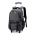 Natural fish large capacity pull rod backpack for 3-6 grade primary and secondary school students, dual-use backpack for junior high school stair climbing backpack