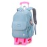 2022 Natural Fish Student Pull up Backpack for Grades 3-6 Lightweight, Large Capacity, Multi layer Breathable, Cross border Explosive Product Delivery