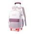 Natural Fish's new pull rod backpack for primary school students in grades 3-6, with large capacity for climbing stairs, is a hot seller across Europe and America