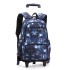 A dropshipping natural fish pull rod backpack with large capacity, fashionable backpacks for boys, girls, primary and secondary school students, cross-border bestseller