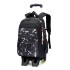 Natural Fish's new primary school students' pull rod backpack for men, large capacity wholesale, downstream popular item, can climb stairs, cross-border dropshipping