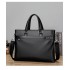 Cross border men's bag 2024 new business commuting briefcase laptop bag men's horizontal shoulder crossbody bag