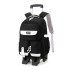 Natural backpack fish new lightweight pull rod backpack for primary school girls, large capacity for 3-6 grade middle school students