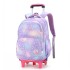 2022 Natural Fish New Product Pull up Backpack for Primary School Students, 3-6 Grades, Little Princess Fashion Pop, Cross border