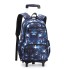 A dropshipping natural fish pull rod backpack with large capacity, fashionable backpacks for boys, girls, primary and secondary school students, cross-border bestseller