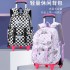 Natural Fish New Style, 2nd to 6th Grades, Climbing Stairs, Pullrod Backpack, Girls' Junior High School, Large Capacity, Detachable, One Piece Hair Collection