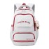 New Nature Fish backpack for college girls, large capacity for middle and high school students, backpack for elementary school students in grades 3-6, splash proof