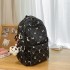 2025 new fresh and sweet backpack for girls, middle and high school students, bow shaped large capacity backpack, casual backpack