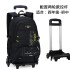 Natural fish, children's suitcase, backpack, male and female elementary school students, middle school students, grades 3-6, detachable backpack