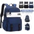 Cross border popular natural fish new fashionable backpack for primary and secondary school students, boys in grades 4-7, lightweight spine protection, large capacity