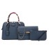 2023 New Women's Texture Large Capacity Three piece Set Mother Bag European and American Retro Single Shoulder Handheld Crossbody Bag