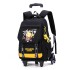 A dropshipping natural fish pull rod backpack for elementary school students aged 6-12, a detachable backpack for boys, cross-border bestseller