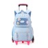 Natural Fish Primary and Secondary School Students' Pull up Backpack, Female Children's Backpack, Climbing Stairs, Resistant to Dirt, Export backpack for grades 3-6