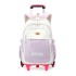 Natural Fish New Pull up Backpack for Children 3-6 Grades Primary School Students Large Capacity Junior High School Students Dual Use Backpack