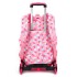 Daifa Natural Fish Pull Rod Backpack Primary School Students 3-5 Grades Girls Six Wheel Staircase Climbing 8-12 Years Old Large Capacity