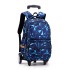 Natural Fish: One piece dropshipping for junior and senior high school students. Pull up backpack with multiple colors and six wheels for climbing stairs. Cross border backpack