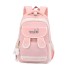 Natural fish cute rabbit ear style girl's backpack for children, elementary school students, middle school, large capacity backpack, anti-theft and durable