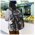 Large capacity piece set backpack 2024 new fresh girl backpack backpack college style junior high school students