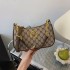 This year's fashionable small bag for women 2024 new style internet celebrity armpit bag printed chain bag versatile single shoulder diagonal cross women's bag