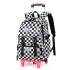 Natural Fish New Style, 2nd to 6th Grades, Climbing Stairs, Pullrod Backpack, Girls' Junior High School, Large Capacity, Detachable, One Piece Hair Collection