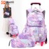 Natural Fish Children's Pull up Backpack Primary School Students 3-6 Grades Female Middle School Students Backpack Backpack Backpack High Grade Climbing