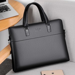 Cross border foreign trade men's bag 2024 new men's shoulder crossbody wholesale business commuting computer document handbag