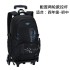 Natural fish, children's suitcase, backpack, male and female elementary school students, middle school students, grades 3-6, detachable backpack