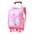 New product of Natural Fish: Pull rod backpack for elementary school students, girls in grades 1-6, lightweight, waterproof, large capacity, cross-border popular item