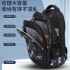 Natural Fish New Style, 3rd to 9th Grades, Climbing Stairs, Pullrod Backpack, Junior High School Boys, Large Capacity, Detachable, One Piece Hair Collection