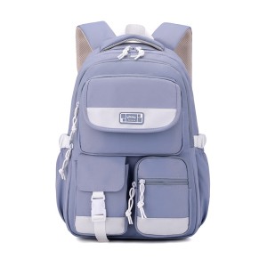 Natural Fish Elementary School Student Backpack 3-6 Grades Large Capacity Junior High School Student Backpack High Quality Lightweight Backpack University Female