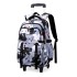 Natural Fish Children's Pull up Backpack Primary School Students 3-6 Grades Female Middle School Students Backpack Backpack Backpack High Grade Climbing